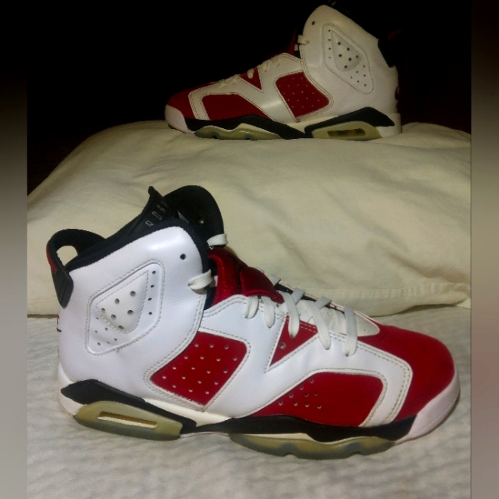 **NIKE** (2021) "Air Jordan Retro 6" 'Carmine'